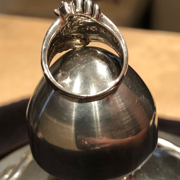 💥New Gorgeous Bob Berg Stamped CZ .925 & 10K Ring - Picture 8 of 8